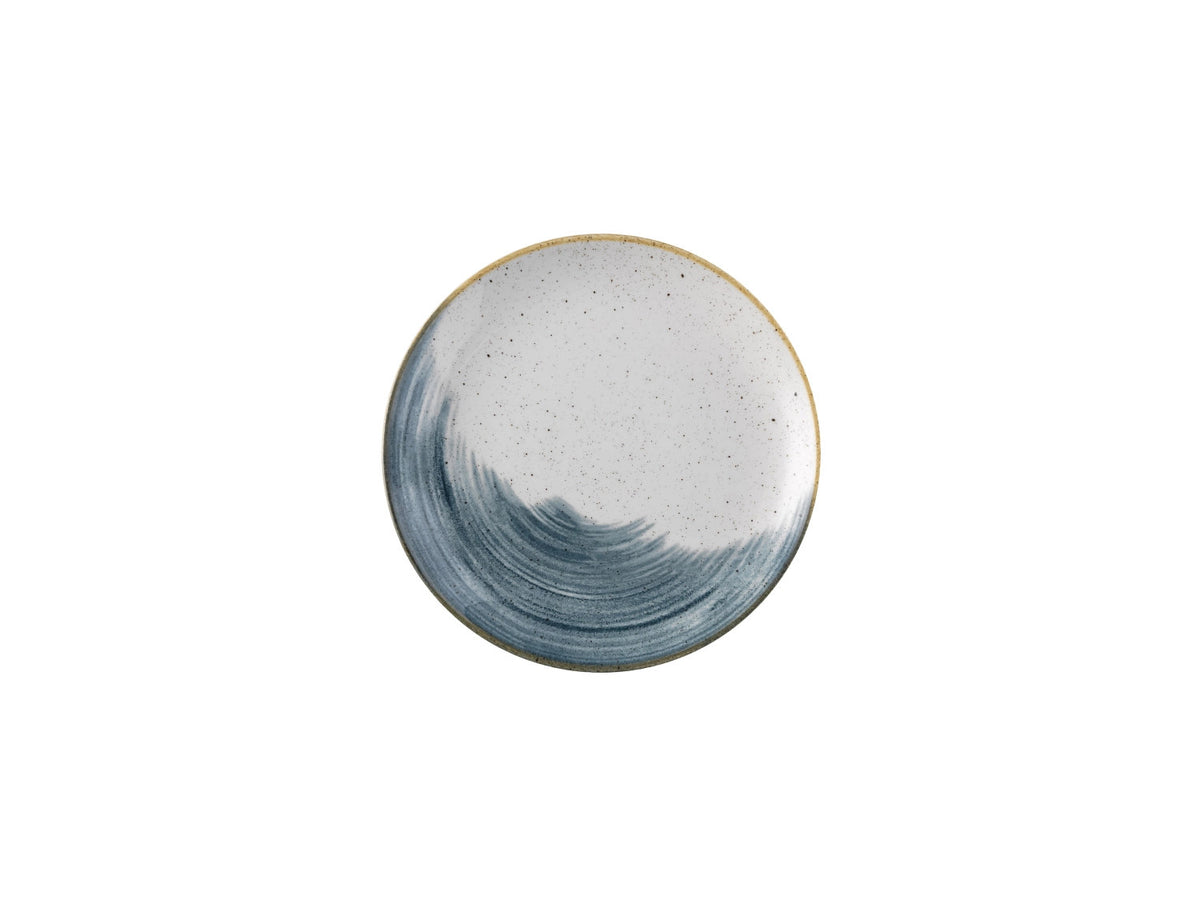 Stonecast Accents Blueberry Coupe Teller 26cm in Blau präsentiert im Onlineshop von KAQTU Design AG. Teller ist von Churchill