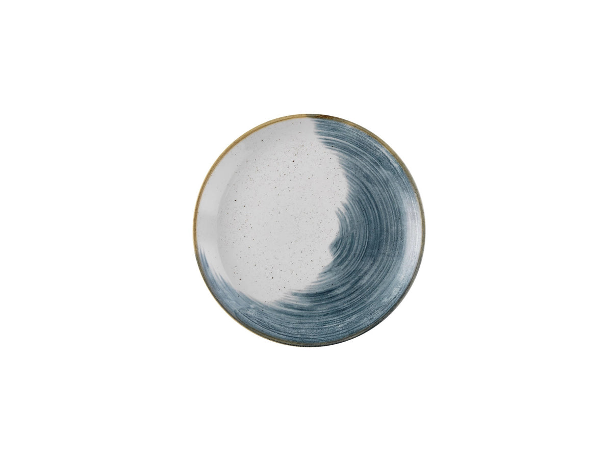 Stonecast Accents Blueberry Evovle Coupe Teller 28.8cm in Blau präsentiert im Onlineshop von KAQTU Design AG. Teller ist von Churchill