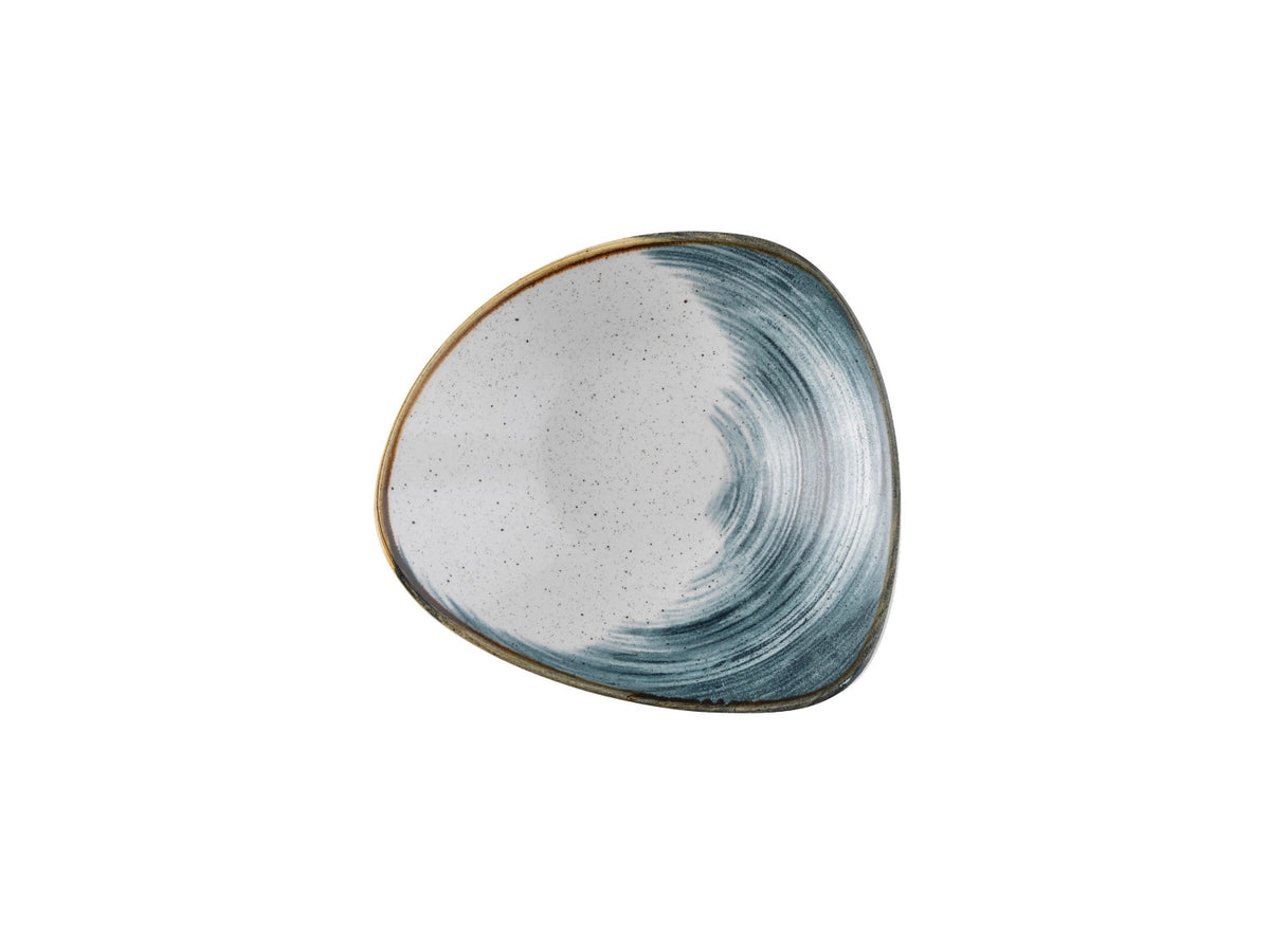 Stonecast Accents Blueberry Triangel Teller tief 23.5c in Blau präsentiert im Onlineshop von KAQTU Design AG. Teller ist von Churchill