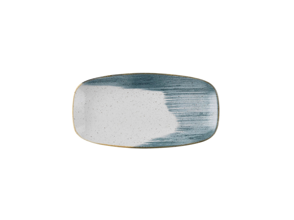 Stonecast Accents Blueberry Chefs Oblong Teller No.3 29.8x15 in Blau präsentiert im Onlineshop von KAQTU Design AG. Teller ist von Churchill