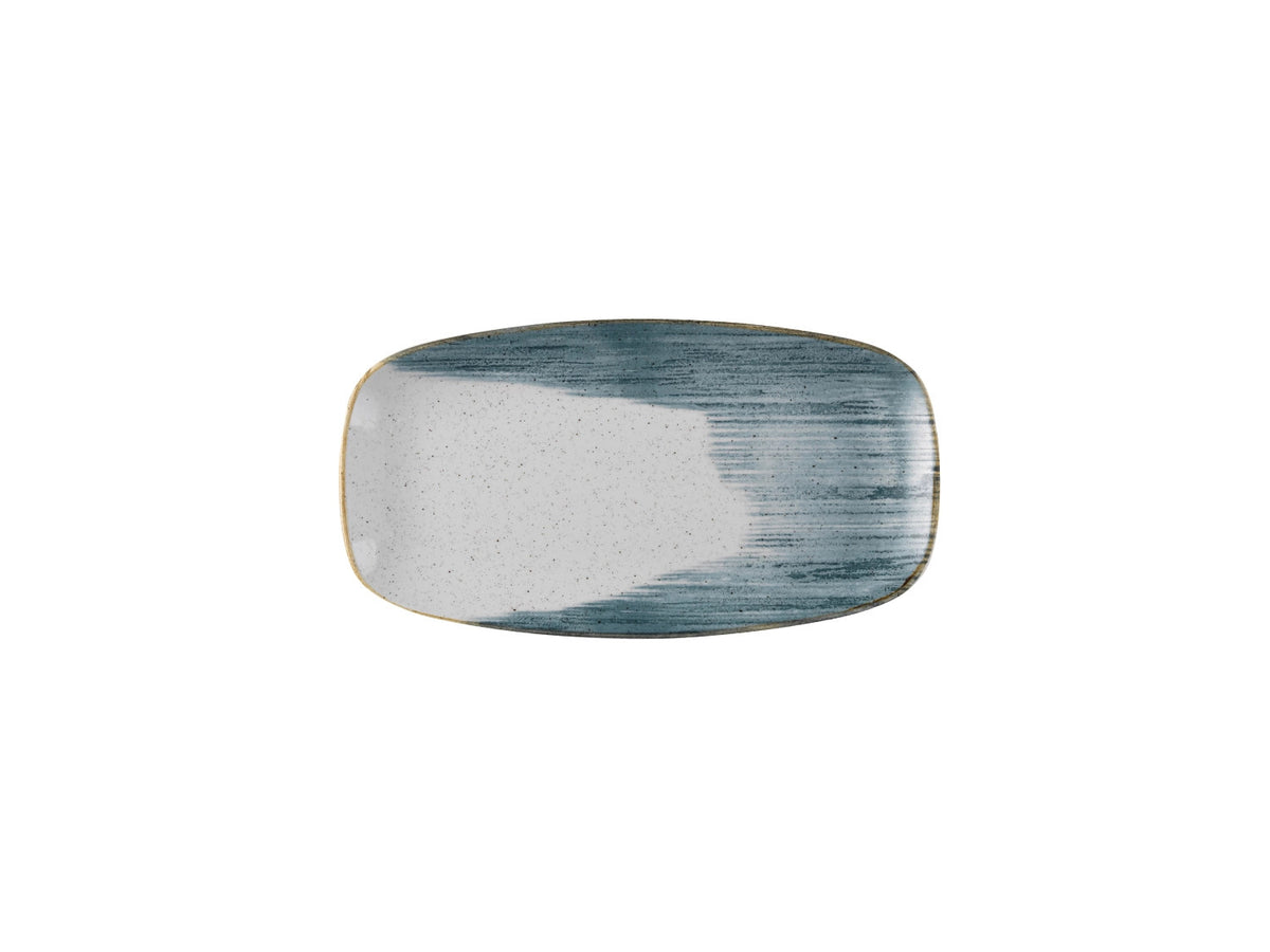 Stonecast Accents Blueberry Chefs Oblong Teller No.4 35.5x18 in Blau präsentiert im Onlineshop von KAQTU Design AG. Teller ist von Churchill