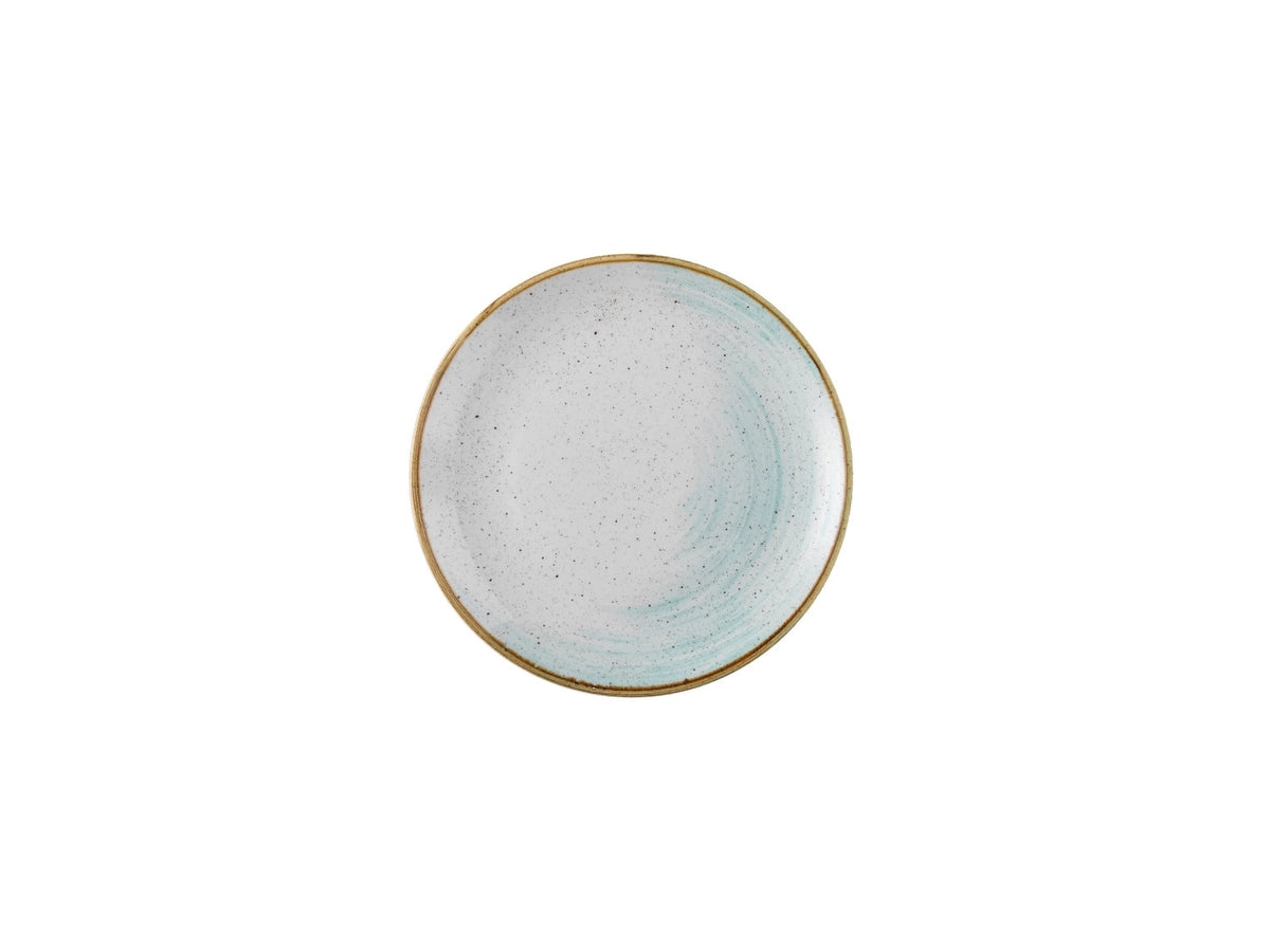 Stonecast Accents Duck Egg Coupe Teller 26cm in Weiss präsentiert im Onlineshop von KAQTU Design AG. Teller ist von Churchill