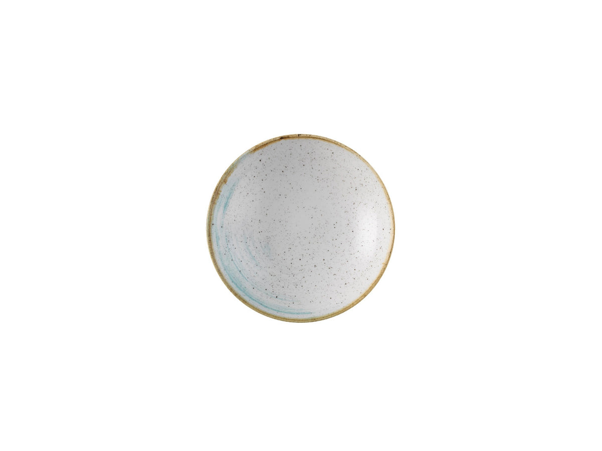 Stonecast Accents Duck Egg Coupe Teller tief 18.2cm in Weiss präsentiert im Onlineshop von KAQTU Design AG. Teller ist von Churchill