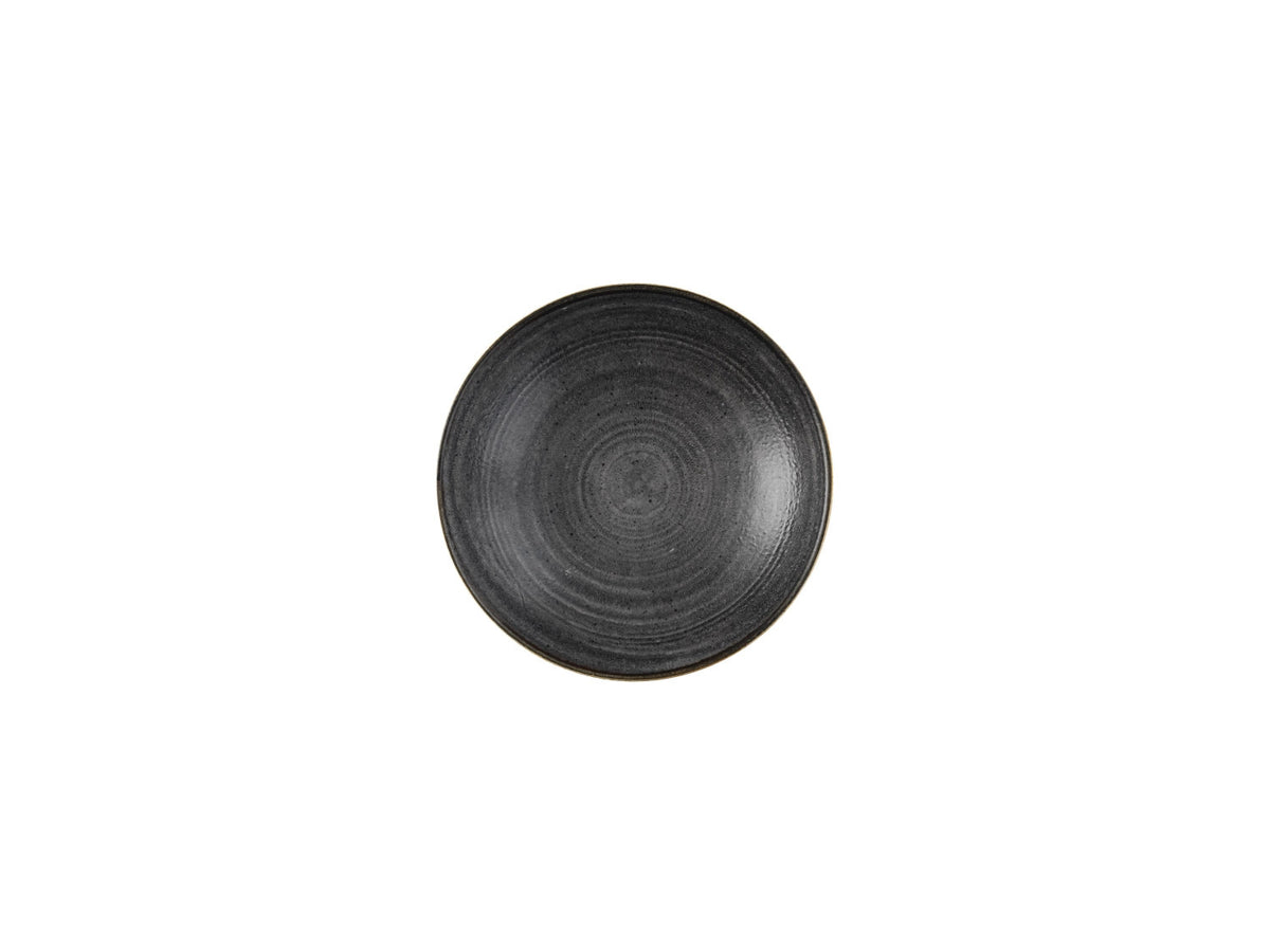 Stonecast Raw Black Coupe Bowl 18.2cm in Schwarz präsentiert im Onlineshop von KAQTU Design AG. Schüssel ist von Churchill