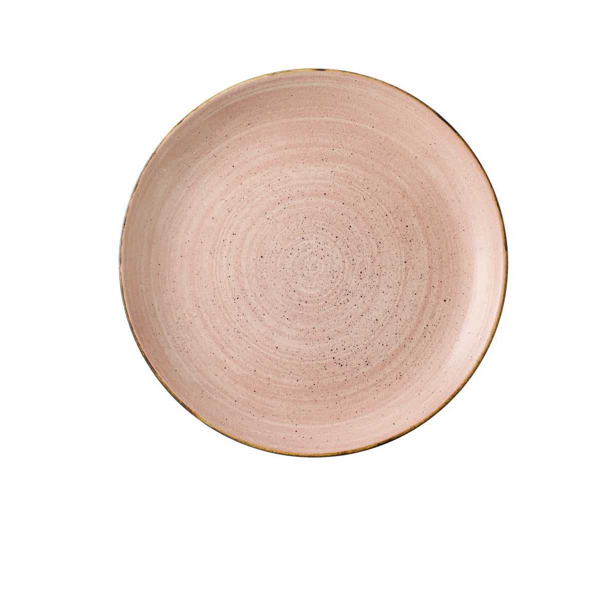 Stonecast Raw Terracotta Coupe Teller flach 28.8cm in Orange präsentiert im Onlineshop von KAQTU Design AG. Teller ist von Churchill