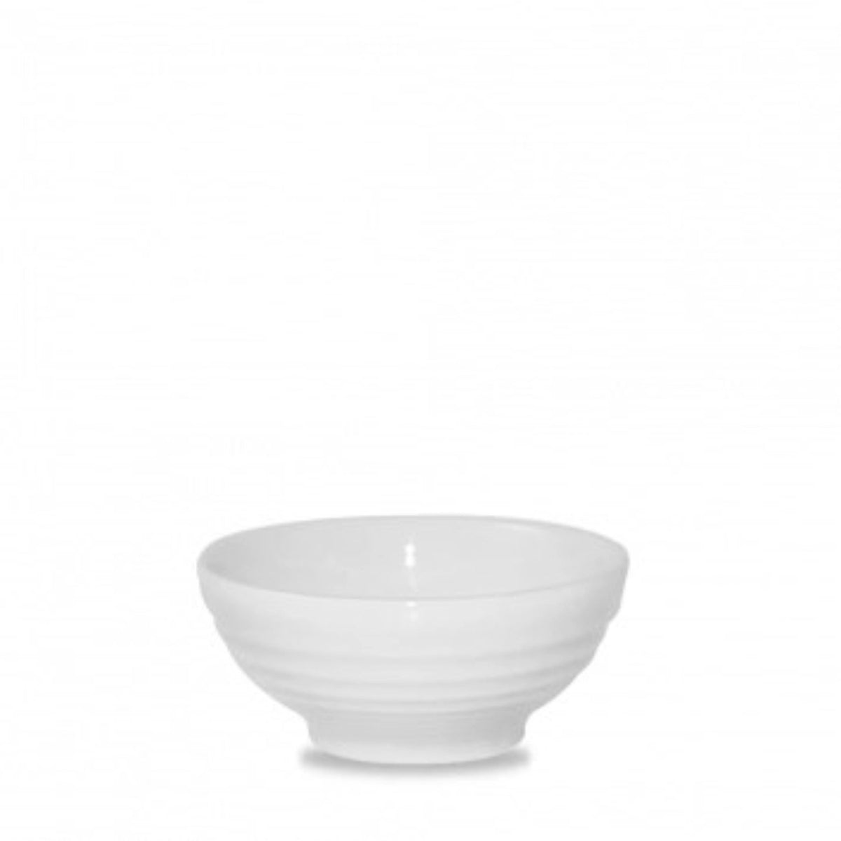Bit on the Side White Ripple Snack Schüssel 12x5.7cm 28cl in Weiss präsentiert im Onlineshop von KAQTU Design AG. Schüssel ist von Churchill