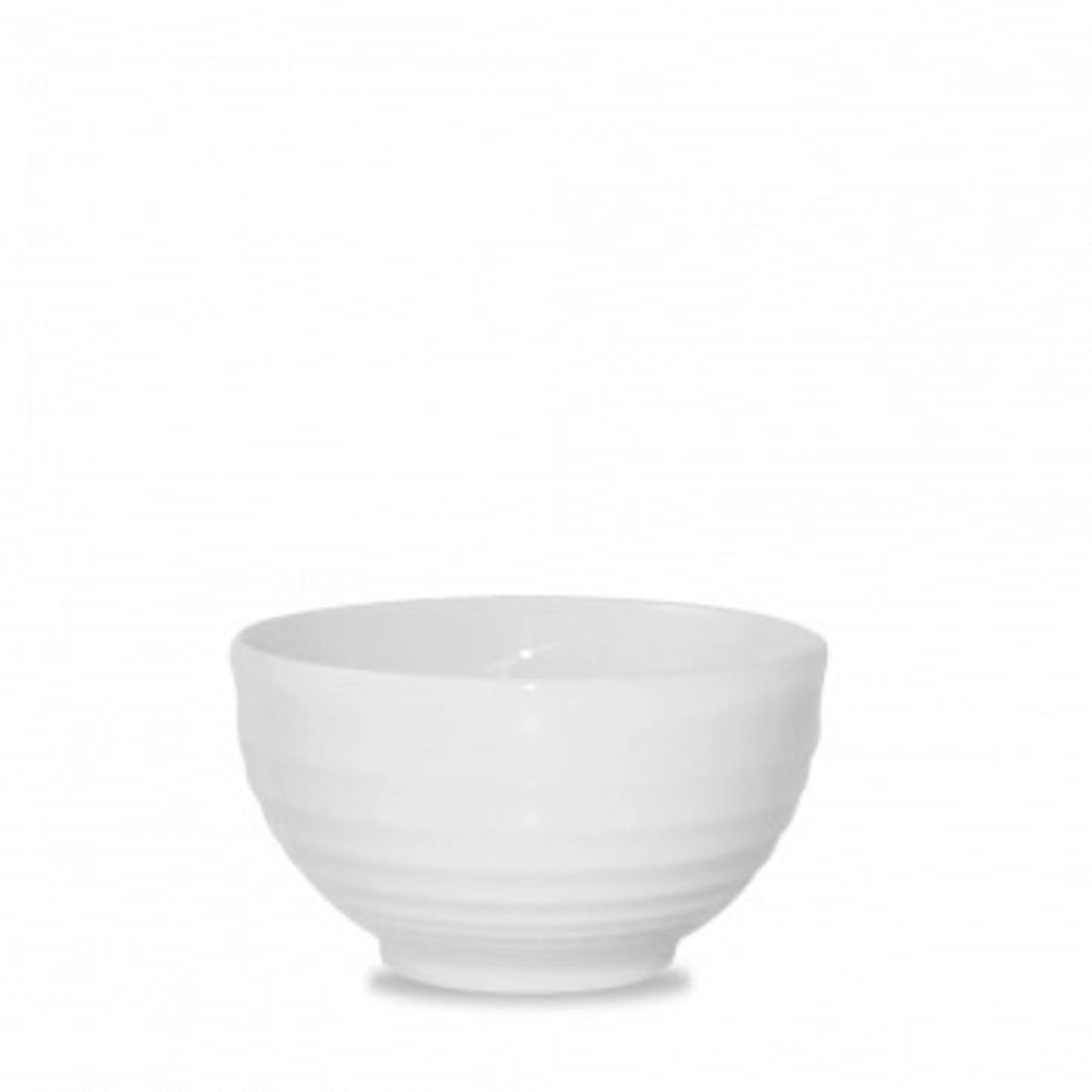 Bit on the Side White Ripple Schüssel 13x17.4cm 56cl in Weiss präsentiert im Onlineshop von KAQTU Design AG. Schüssel ist von Churchill