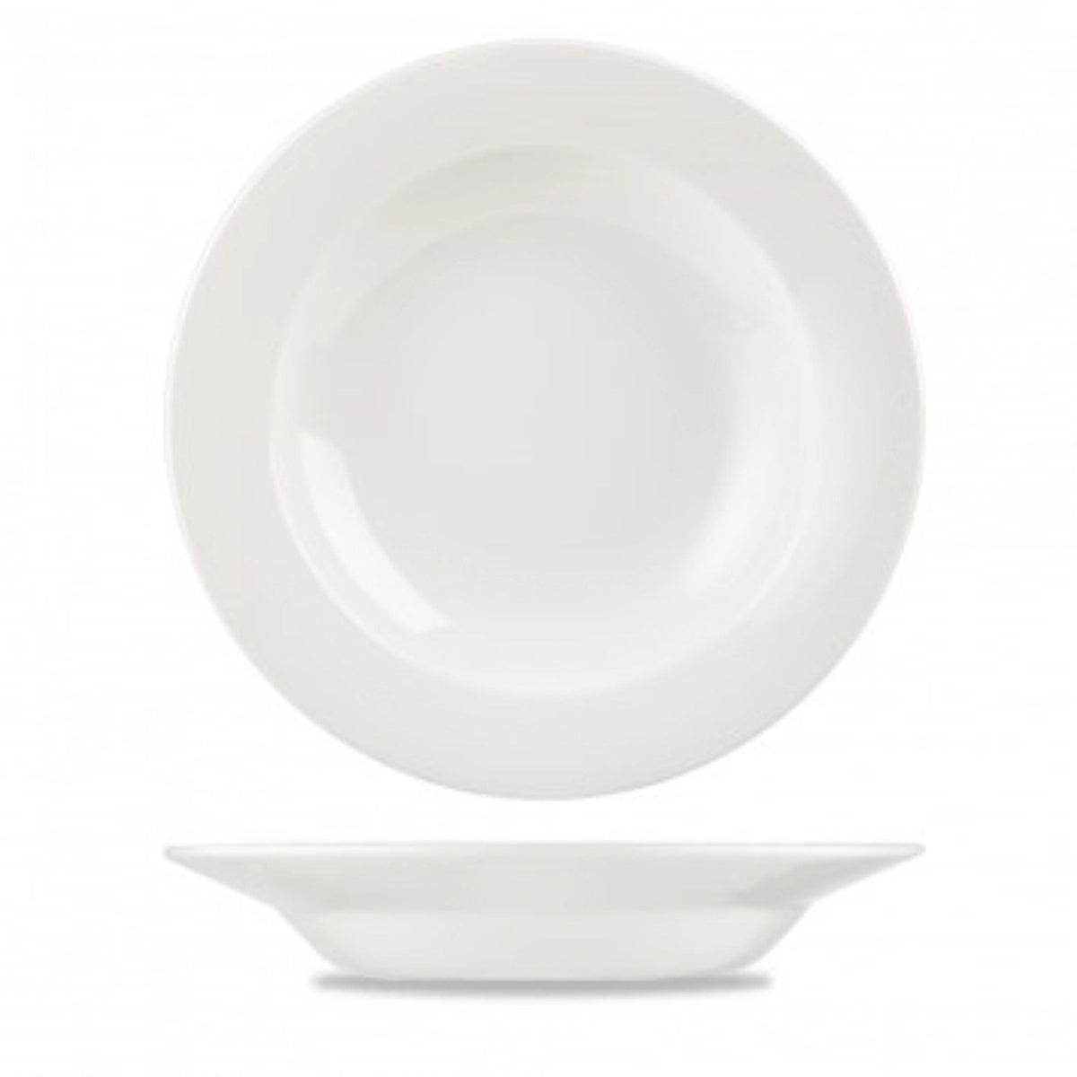 Classic White Pasta Teller 30cm 71cl in Weiss präsentiert im Onlineshop von KAQTU Design AG. Teller ist von Churchill