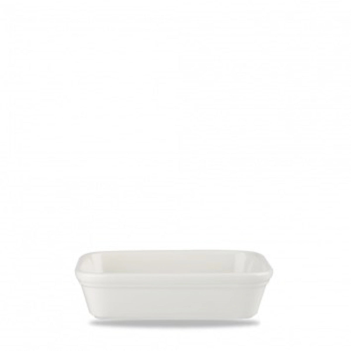 Cookware White flache rechteckige Schale 15.5x11.5cm 40cl in Weiss präsentiert im Onlineshop von KAQTU Design AG. Schale ist von Churchill