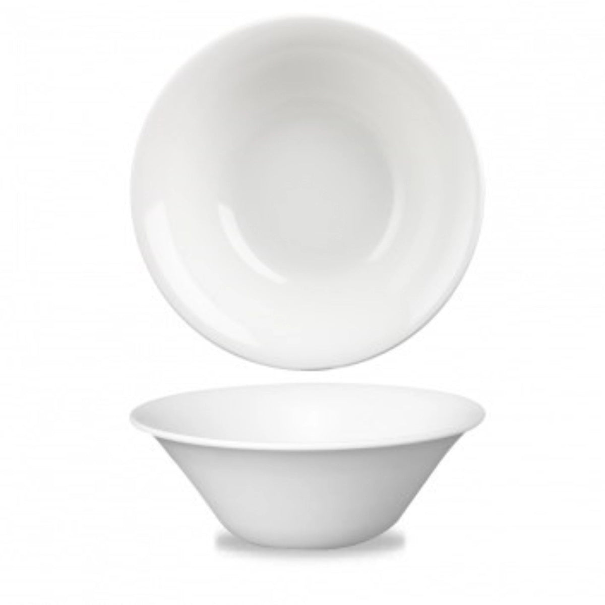 Mediterranean White Salat Schüssel 25.2cm 130.7cl in Weiss präsentiert im Onlineshop von KAQTU Design AG. Schüssel ist von Churchill