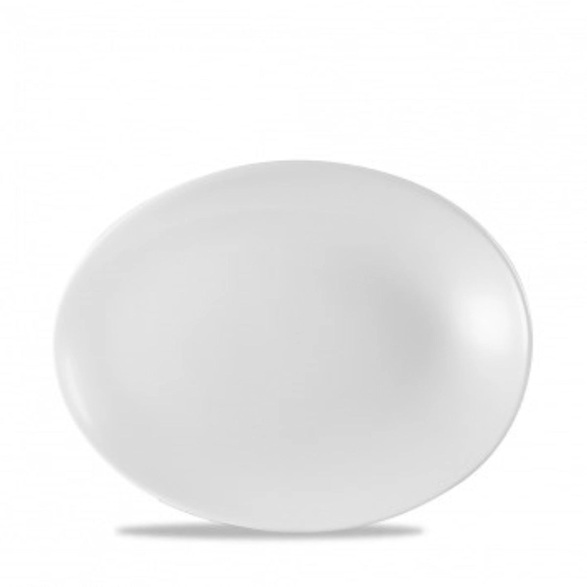 Profile White ovaler Teller 25x19.4x3.2cm in Weiss präsentiert im Onlineshop von KAQTU Design AG. Teller ist von Churchill