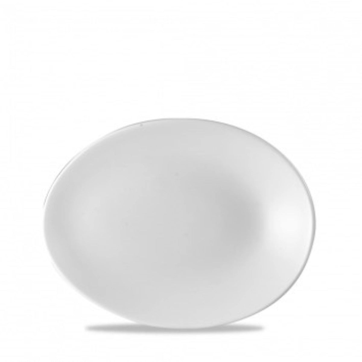 Profile White ovaler Teller 19.5x15x2.5cm in Weiss präsentiert im Onlineshop von KAQTU Design AG. Teller ist von Churchill