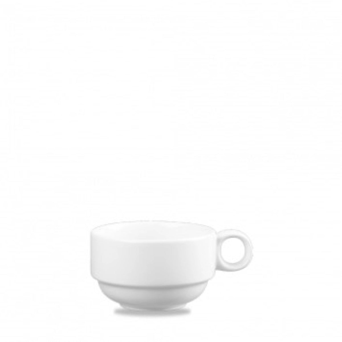 Profile White Tasse stapelbar 20cl H5.5cm, D9cm in Weiss präsentiert im Onlineshop von KAQTU Design AG. Tasse ist von Churchill