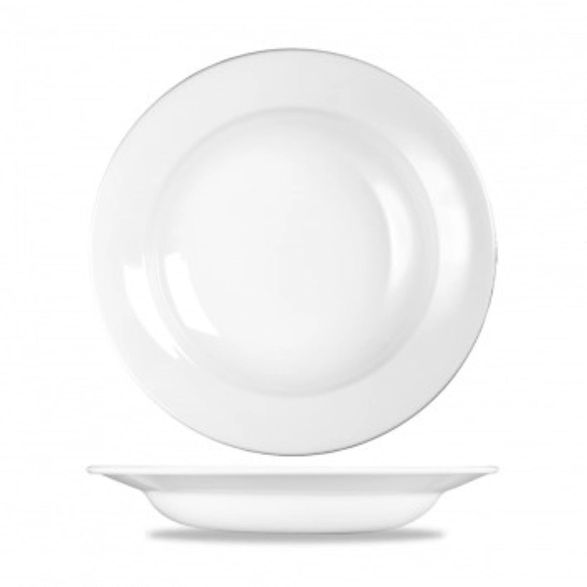 Profile White Schüssel mit Rand 24.9cm 50cl in Weiss präsentiert im Onlineshop von KAQTU Design AG. Schüssel ist von Churchill
