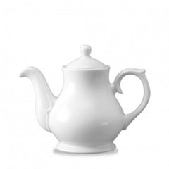 Théière/cafetière Holloware Sandringham blanche 85,2cl H17,5cm