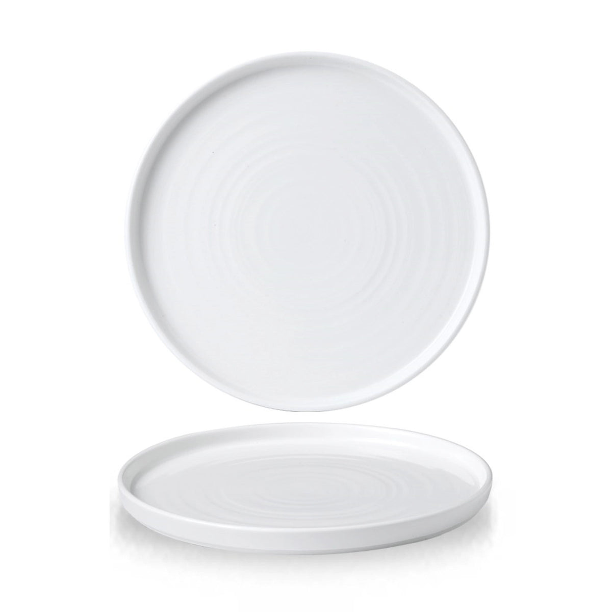 Chef's Plates White Walled Teller flach 26cm in Weiss präsentiert im Onlineshop von KAQTU Design AG. Teller ist von Churchill