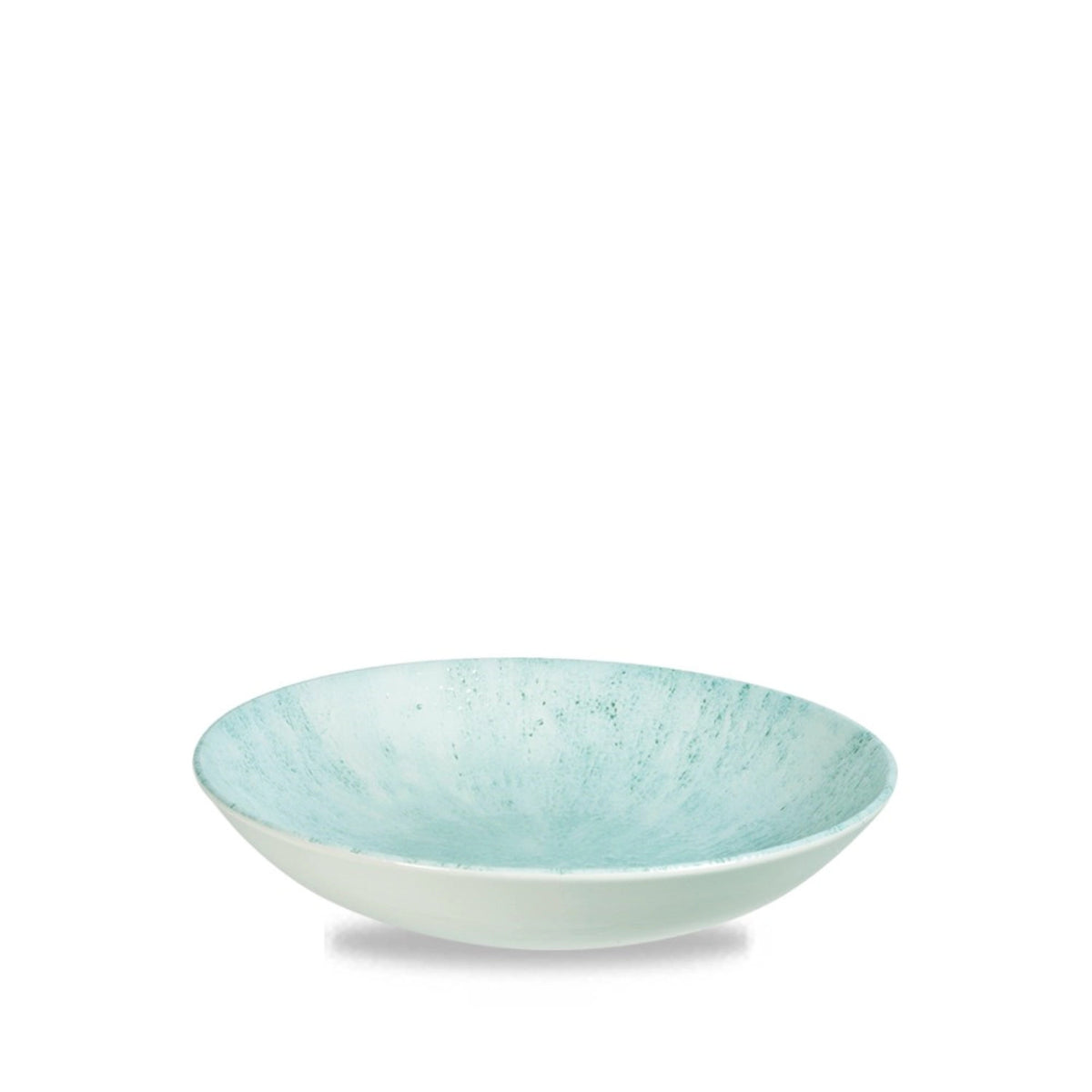 S.P. Stone Aquamarine Coupe Teller tief 18.2cm in Blau präsentiert im Onlineshop von KAQTU Design AG. Teller ist von Churchill