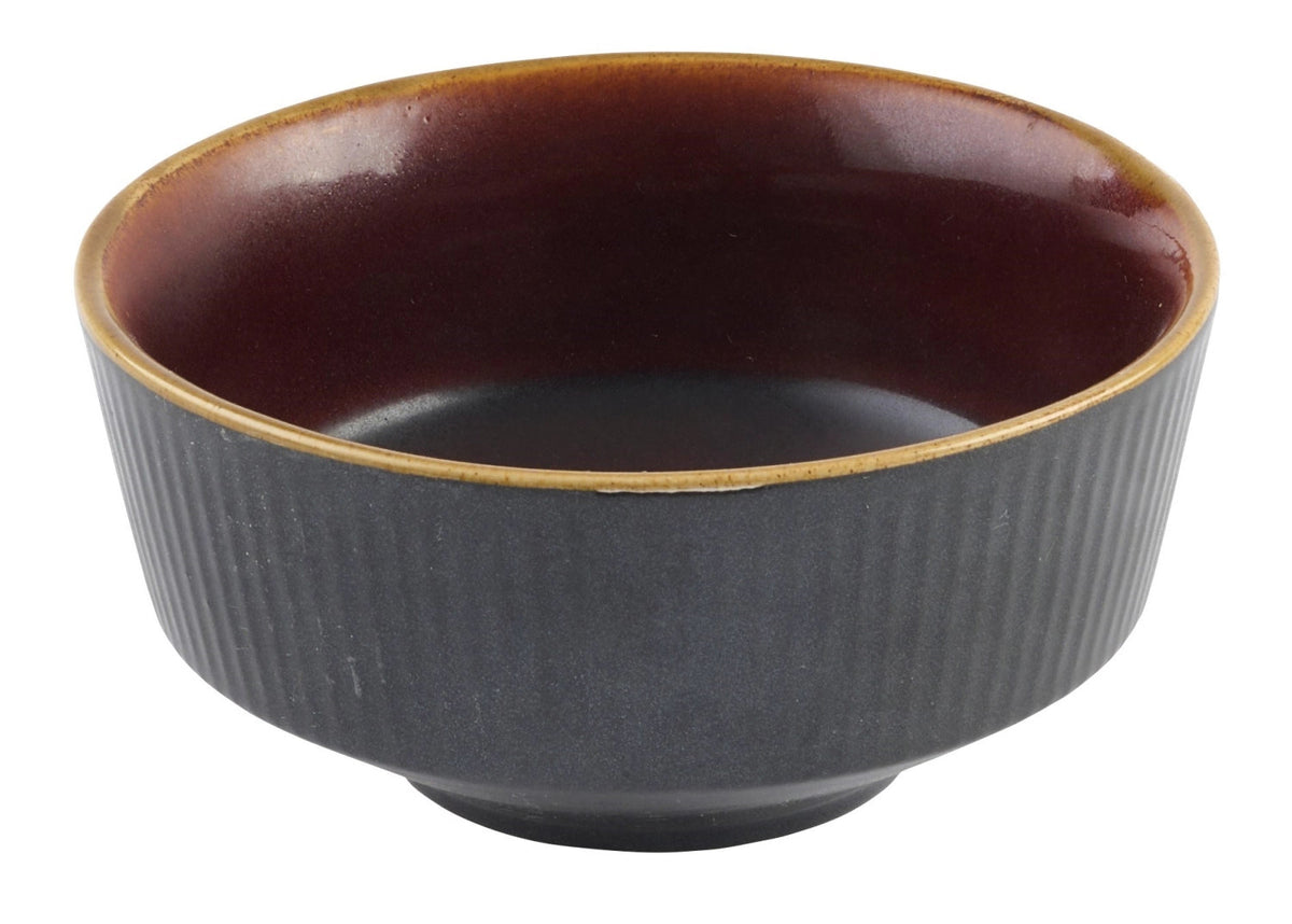 Schwarze Suppenschale Nourish Tokyo Black Kochi von Churchill, glasierte Keramik