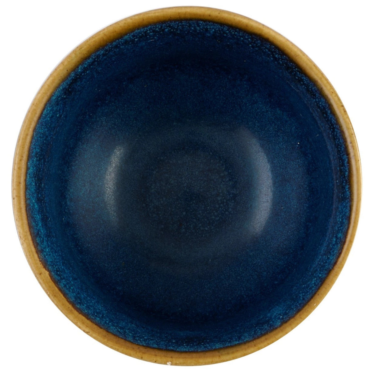 Blaue Dip-Schale Nourish Tokyo Blue Kochi von Churchill aus Keramik mit glasierter Oberfläche