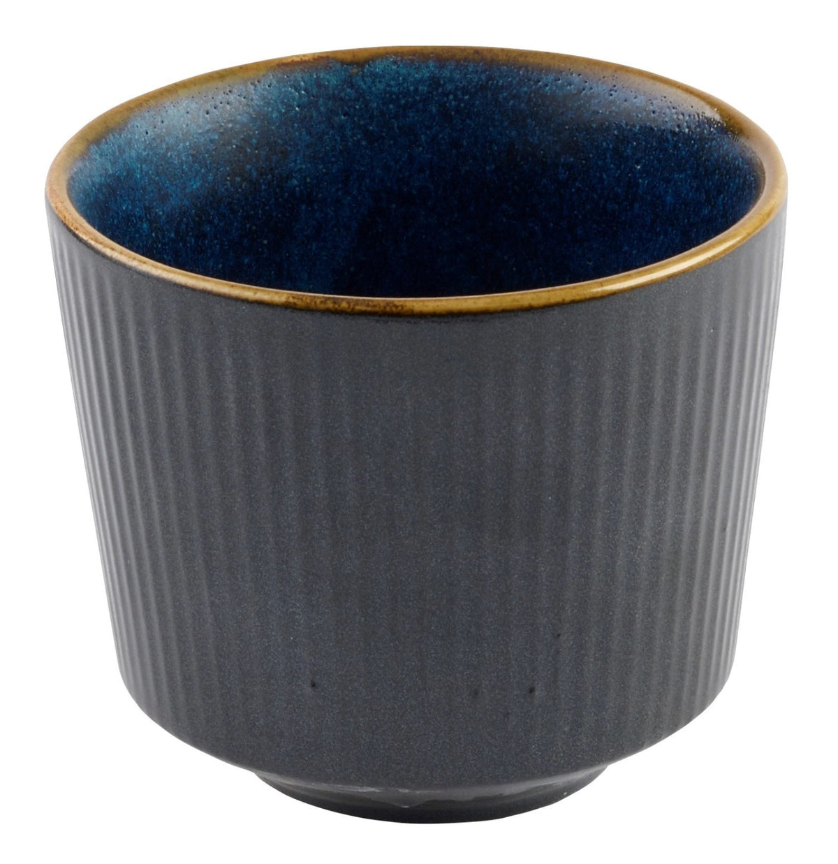 Blauer Keramikbecher Nourish Tokyo Blue Kochi Chip Mug von Churchill