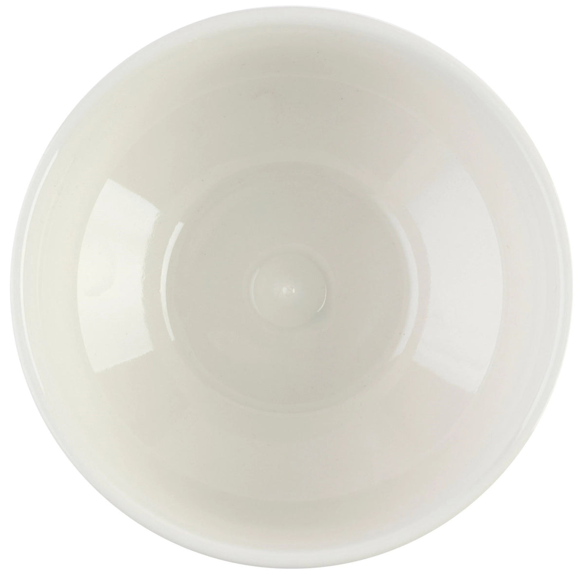 Nourish White Kochi Suppen Schale in Weiss von Churchill, Keramik mit Glasur