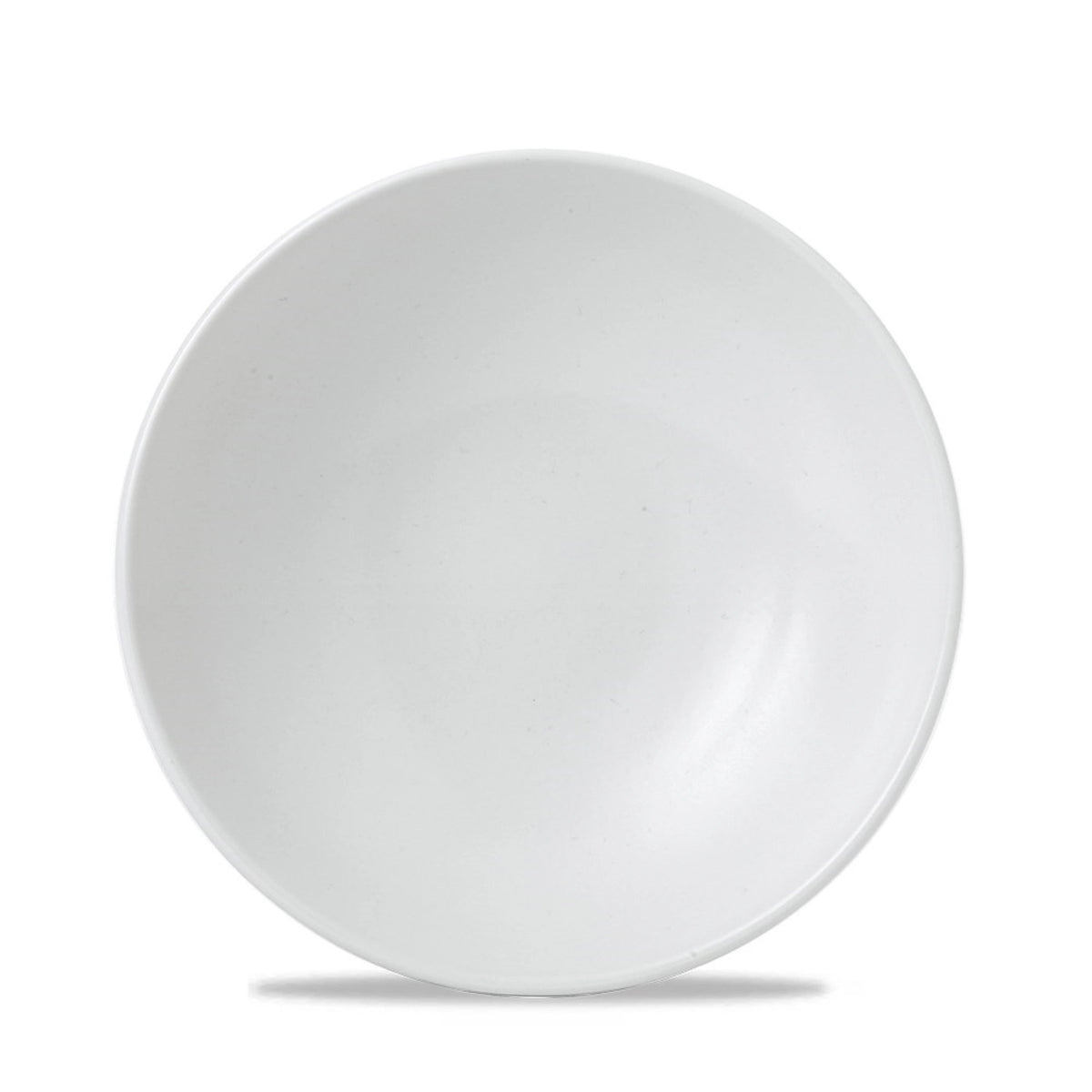 Vellum White Coupe Teller flach 21.7cm in Weiss präsentiert im Onlineshop von KAQTU Design AG. Teller ist von Churchill