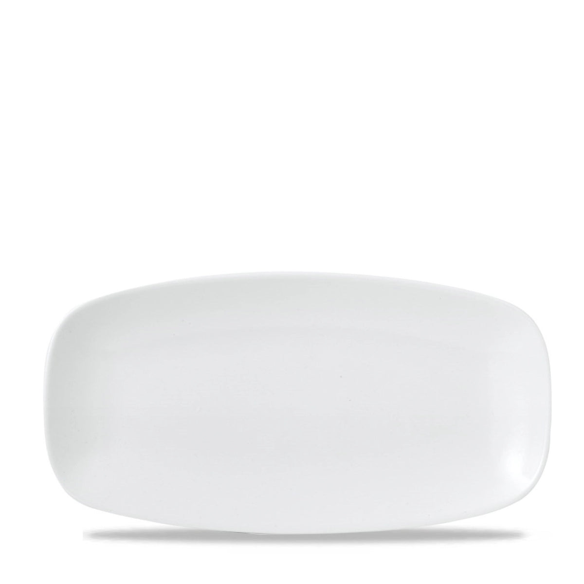 Vellum White Platte rechteckig 29.8x15.3cm in Weiss präsentiert im Onlineshop von KAQTU Design AG. Platte ist von Churchill