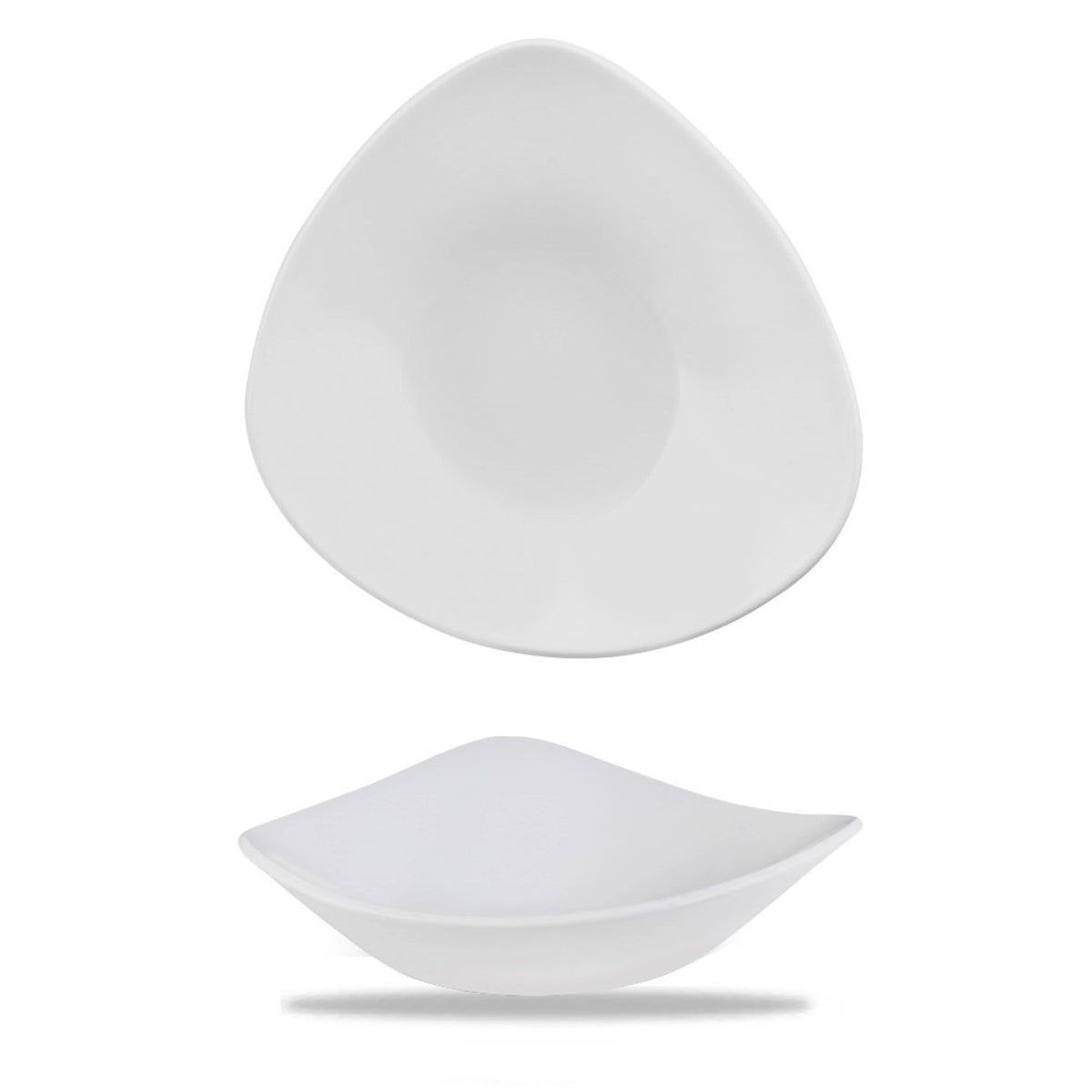 Vellum White Schale 18.5cm in Weiss präsentiert im Onlineshop von KAQTU Design AG. Schale ist von Churchill