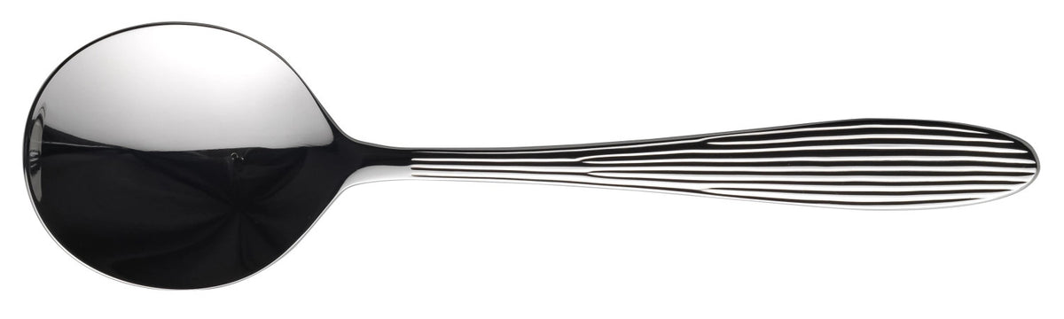 Agano Suppenlöffel 16.9cm in Silber präsentiert im Onlineshop von KAQTU Design AG. Besteck ist von Churchill