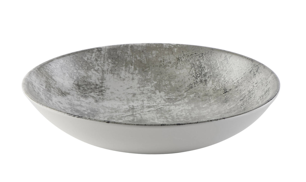 The Makers Collection Urban Grey Coupe Teller tief, 24.8cm in Silber präsentiert im Onlineshop von KAQTU Design AG. Teller ist von Churchill