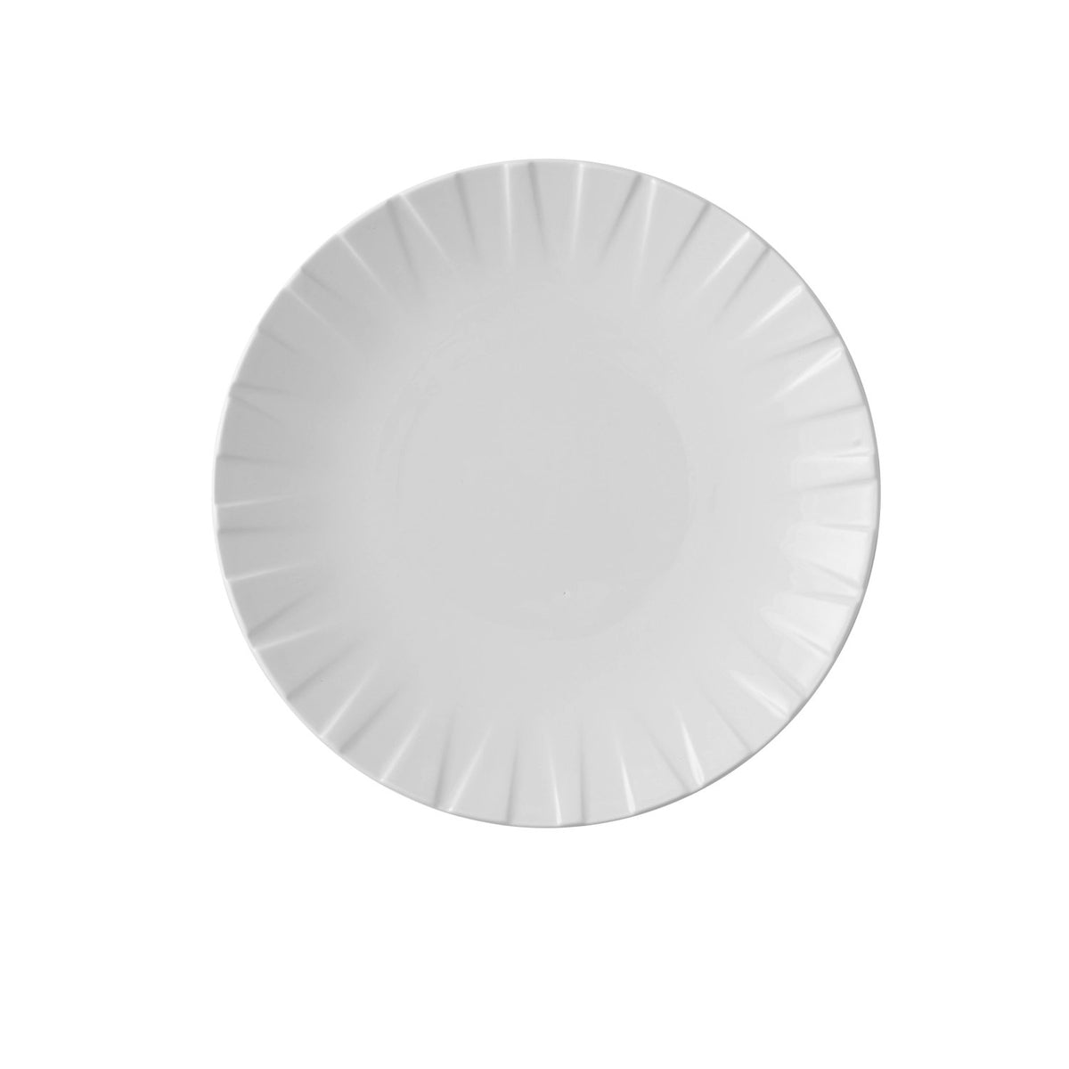 Alchemy Abstract White Coup Teller 27.2cm in Weiss präsentiert im Onlineshop von KAQTU Design AG. Teller ist von Churchill