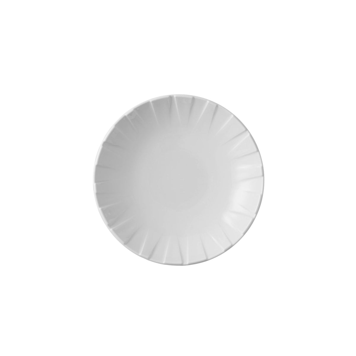 Alchemy Abstract White Coupe Schale 26.5cm in Weiss präsentiert im Onlineshop von KAQTU Design AG. Teller ist von Churchill