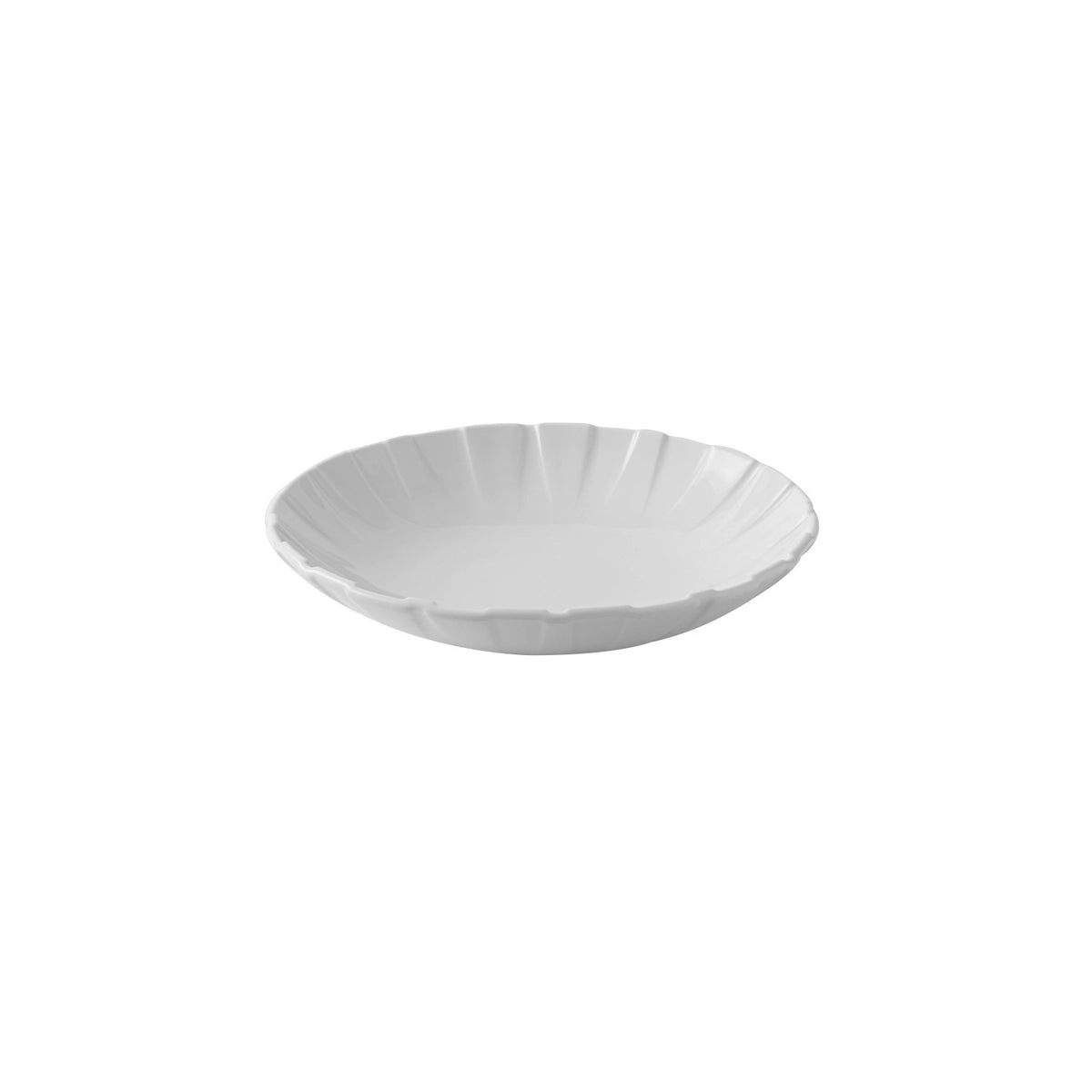 Alchemy Abstract White Coupe Schale 26.5cm in Weiss präsentiert im Onlineshop von KAQTU Design AG. Teller ist von Churchill