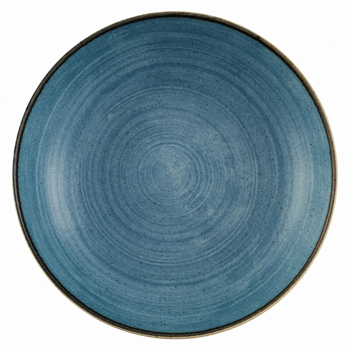 Stonecast Raw Blue Coupe Teller tief 24.8cm, 113.6cl in Blau präsentiert im Onlineshop von KAQTU Design AG. Teller ist von Churchill