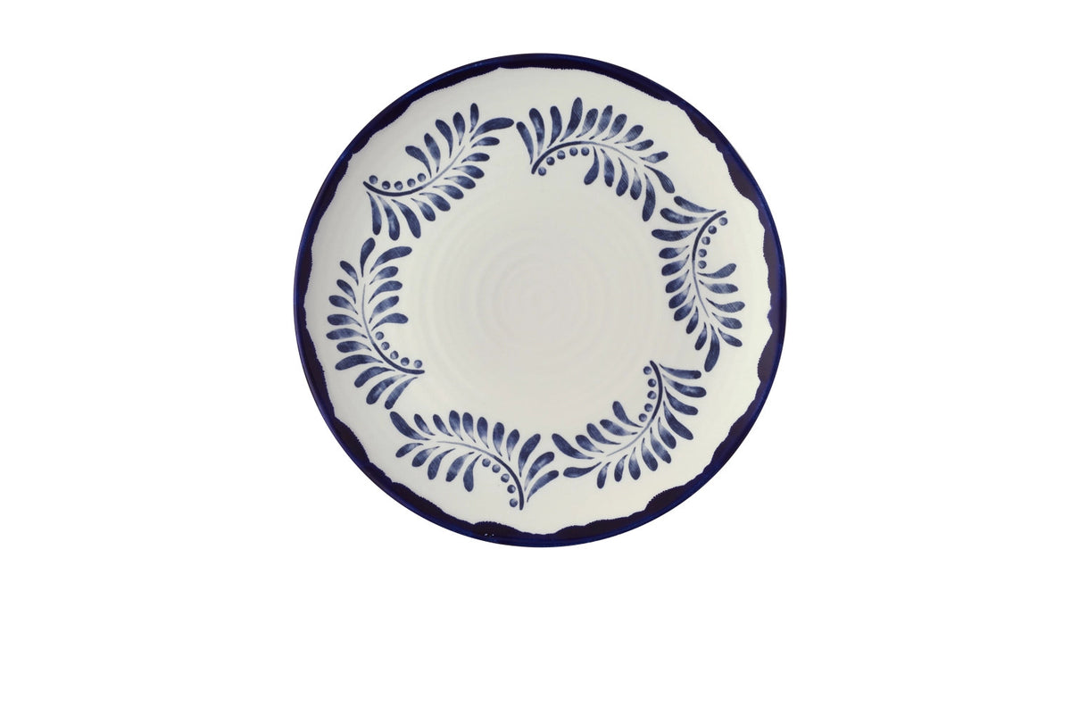 Harvest Mediterranean Organic Coupe Teller 27.5cm in Blau präsentiert im Onlineshop von KAQTU Design AG. Teller ist von Churchill