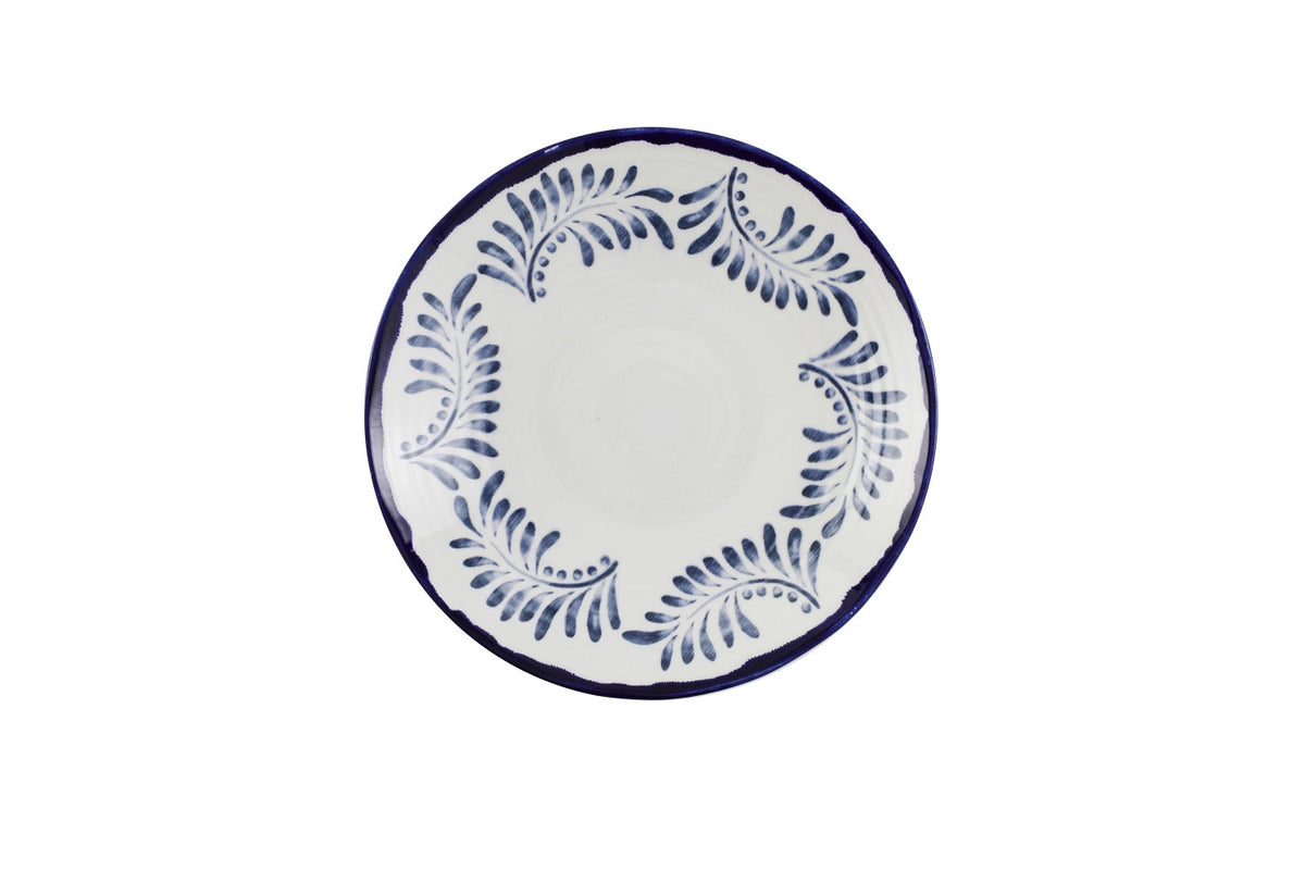 Harvest Mediterranean Organic Coupe Teller tief 27.9cm in Blau präsentiert im Onlineshop von KAQTU Design AG. Teller ist von Churchill