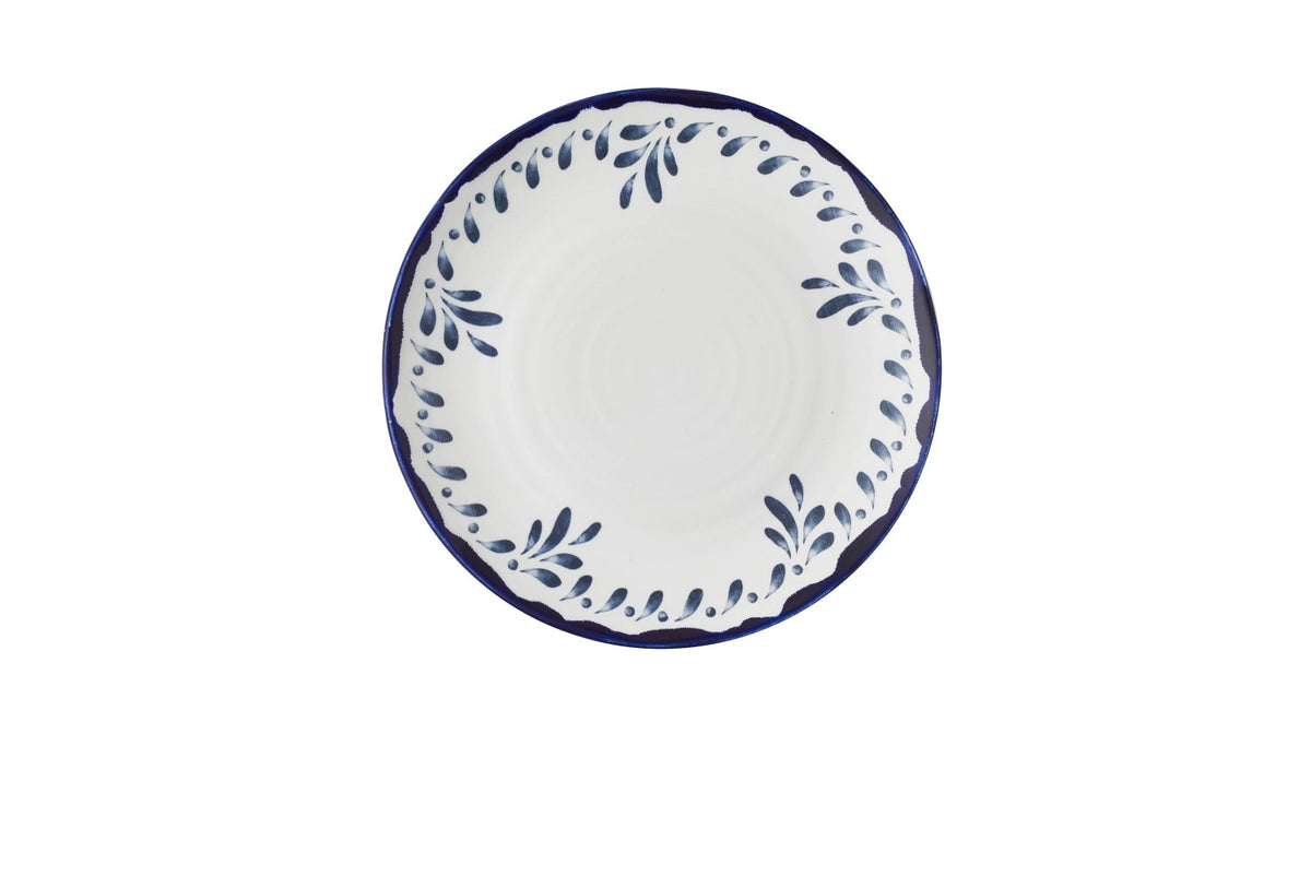 Harvest Mediterranean Organic Coupe Schüssel 25cm in Blau präsentiert im Onlineshop von KAQTU Design AG. Schüssel ist von Churchill