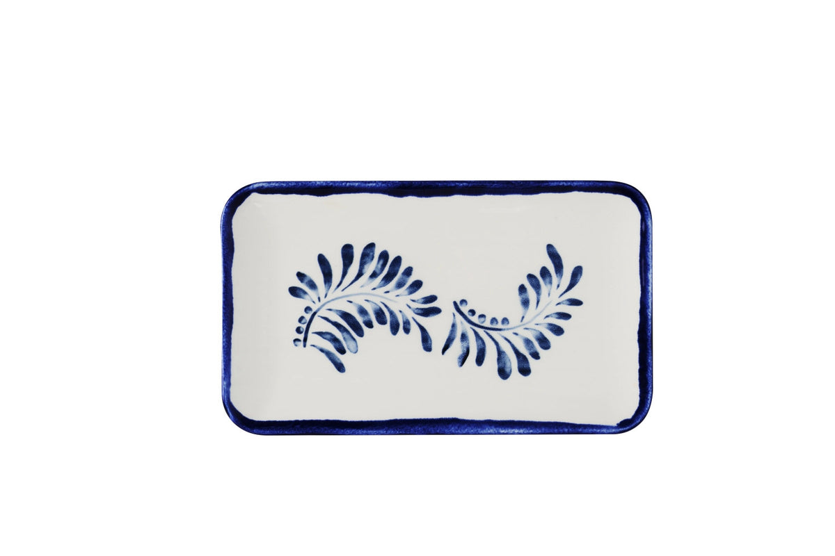 Harvest Mediterranean Organic Platte rechteckig 27x16cm in Blau präsentiert im Onlineshop von KAQTU Design AG. Platte ist von Churchill