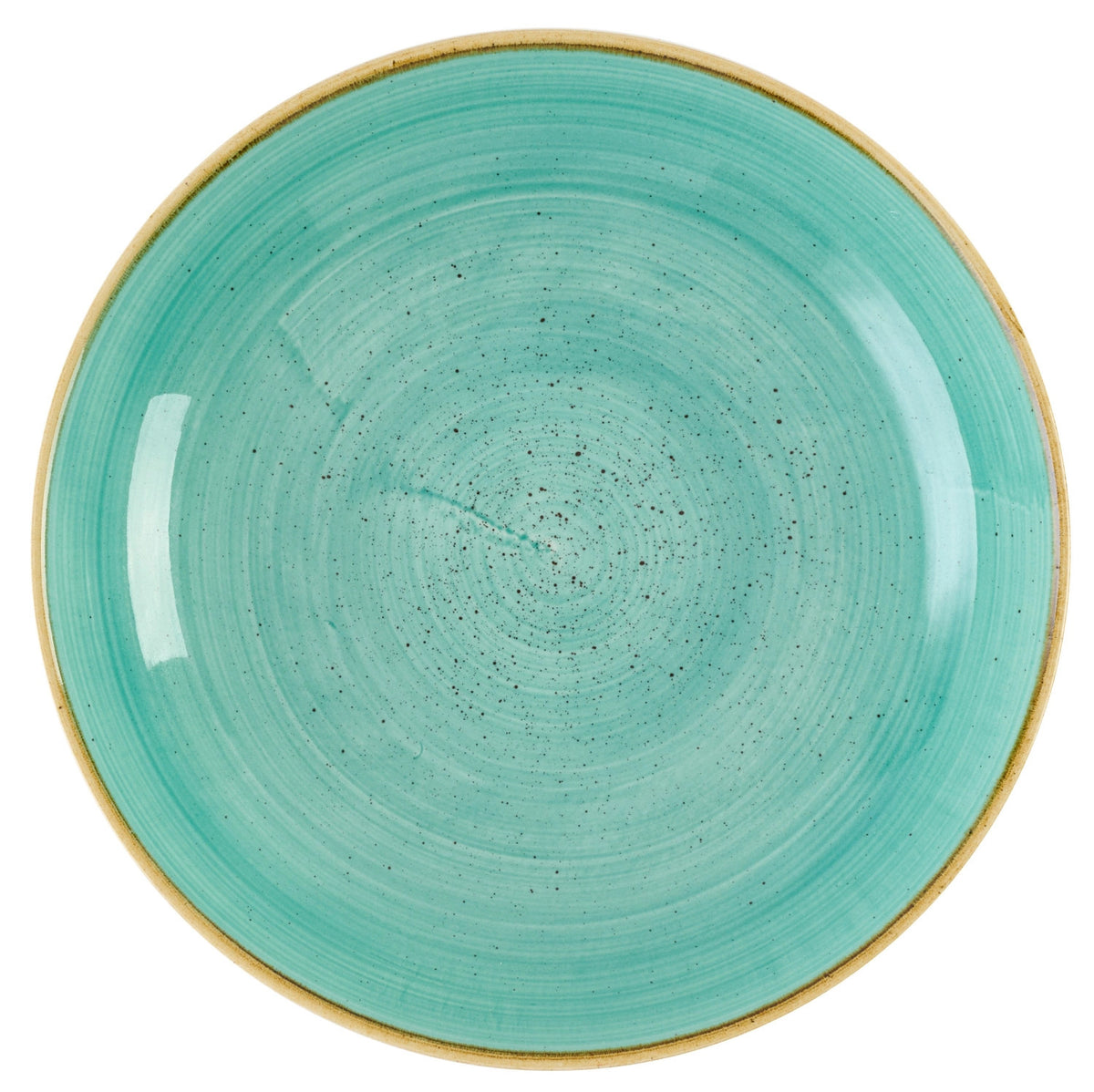 Stonecast Mint Coupe Teller Tief 24.8cm in Blau präsentiert im Onlineshop von KAQTU Design AG. Teller ist von Churchill