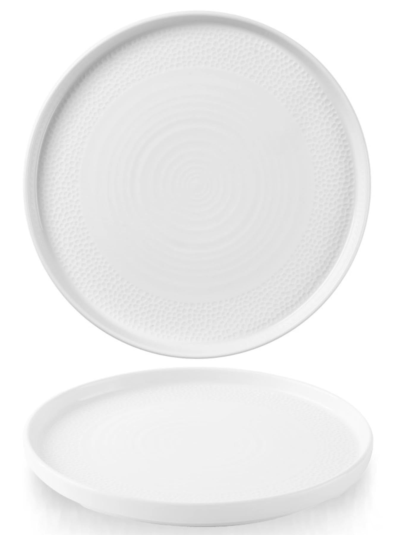 Isla Chefs Walled Teller weiss 26cm in Weiss präsentiert im Onlineshop von KAQTU Design AG. Teller ist von Churchill