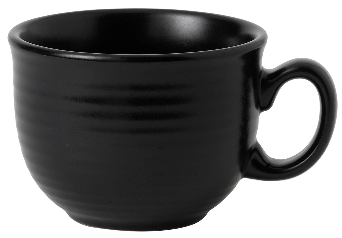 Evo Jet Cafe Au Lait Tasse H7cm 28Cl in Schwarz präsentiert im Onlineshop von KAQTU Design AG. Küchenhelfer ist von Churchill