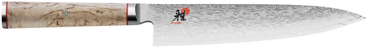 MIYABI 5000MCD GYUTOH, 200mm in Braun präsentiert im Onlineshop von KAQTU Design AG. Damastmesser ist von Miyabi
