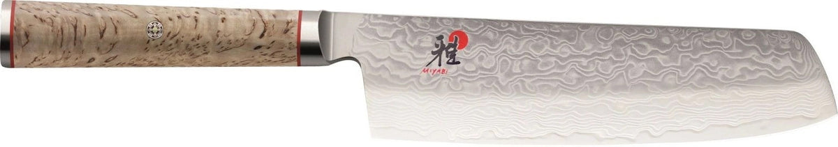 MIYABI 5000MCD NAKIRI, 170mm in Braun präsentiert im Onlineshop von KAQTU Design AG. Damastmesser ist von Miyabi