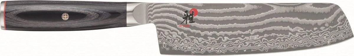 MIYABI 5000FCD Nakiri, 170 mm in Schwarz präsentiert im Onlineshop von KAQTU Design AG. Damastmesser ist von Miyabi