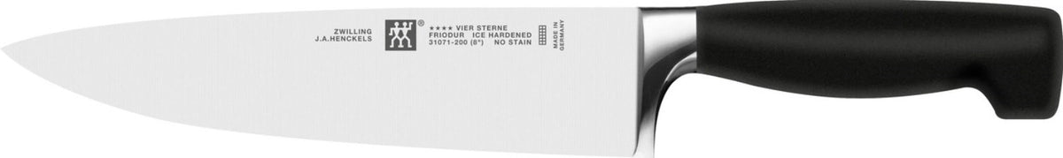 Four Star Messerset, 3-tlg. (Spick-, Fleisch-, Kochmesser) in Schwarz präsentiert im Onlineshop von KAQTU Design AG. Küchenmesser ist von Zwilling Kitchen