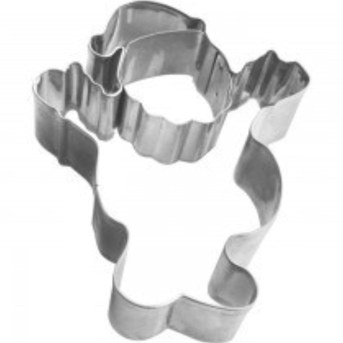 Ausstechform Weihnachtsmann, 8cm in Silber präsentiert im Onlineshop von KAQTU Design AG. Ausstecher ist von Westmark