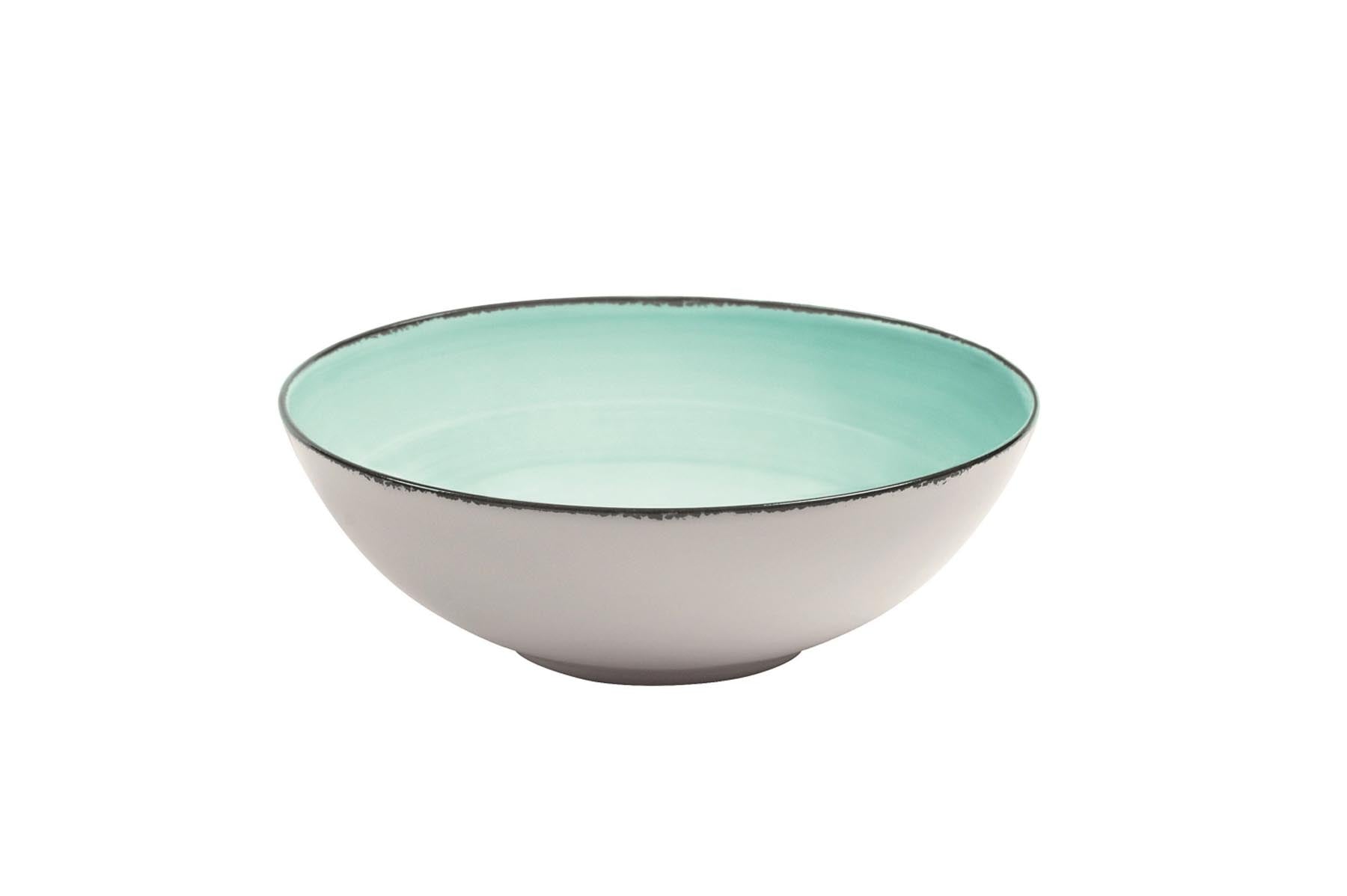 Pure Salatschale 21cm blau in Blau präsentiert im Onlineshop von KAQTU Design AG. Salatschüssel ist von Royale