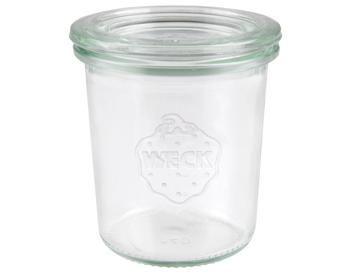 WECK Mini-Sturzglas 140ml RR60 mit Deckel in Transparent präsentiert im Onlineshop von KAQTU Design AG. Aufbewahrungsbehälter ist von Weck