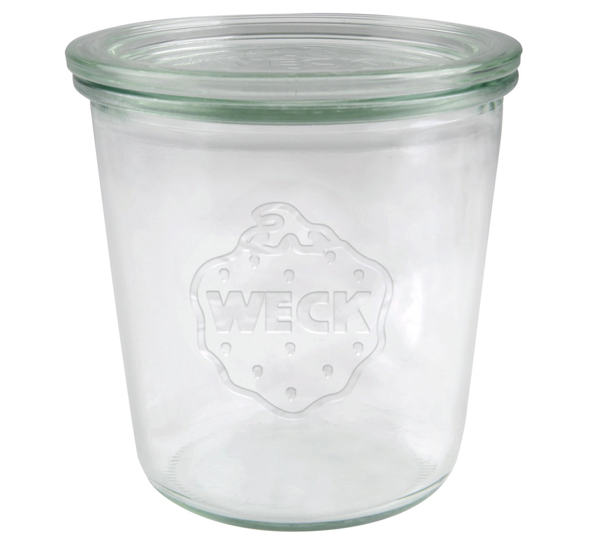 WECK Sturzglas 580ml RR100 mit Deckel in Transparent präsentiert im Onlineshop von KAQTU Design AG. Aufbewahrungsbehälter ist von Weck