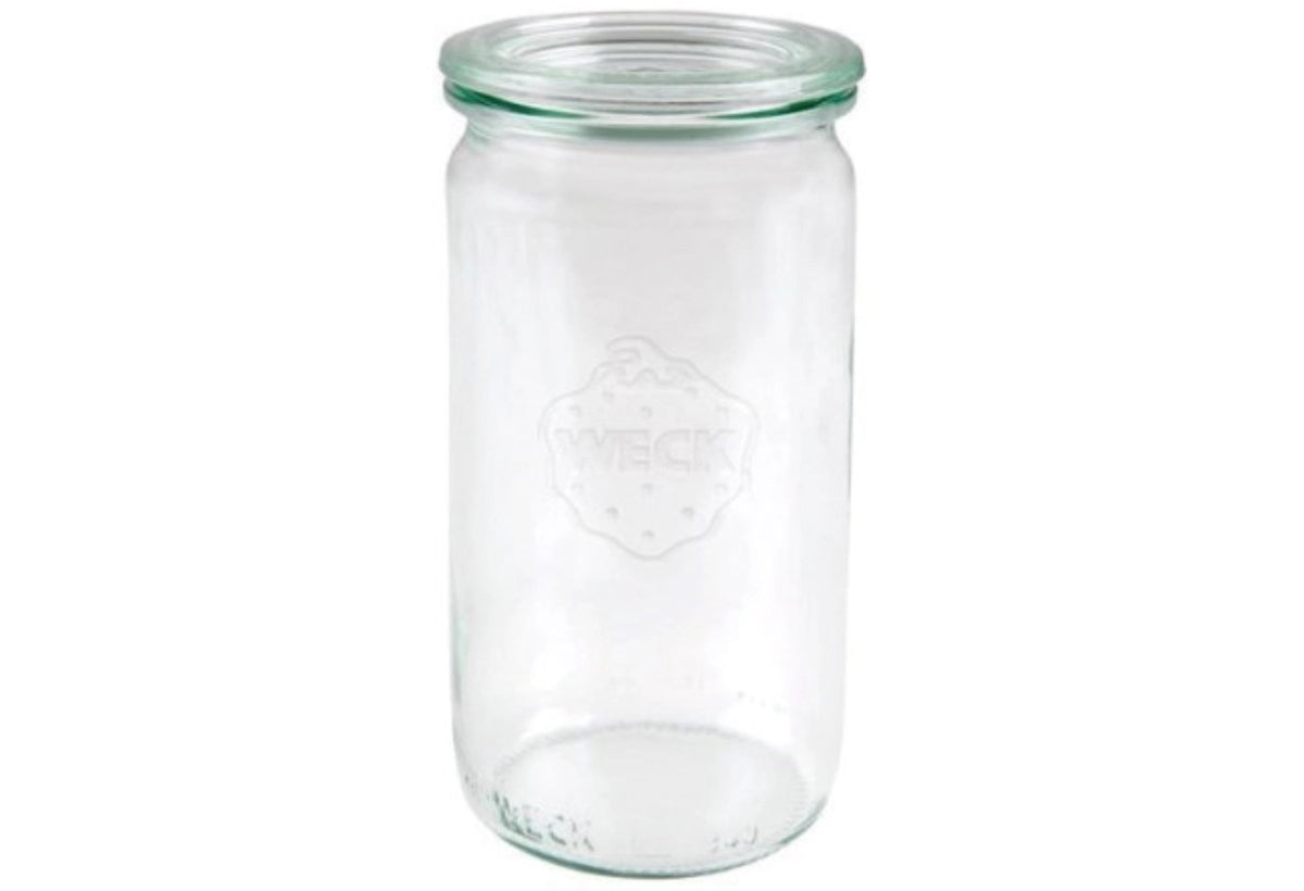 WECK Zylinderglas 1590ml RR100 mit Deckel in Transparent präsentiert im Onlineshop von KAQTU Design AG. Küchenhelfer ist von Weck